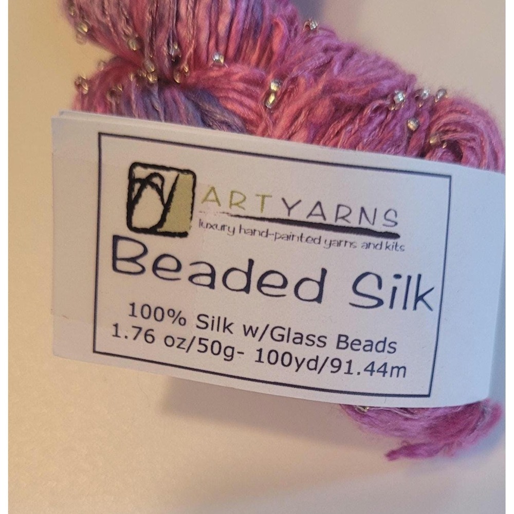 NWT Artyarns Beaded Silk Handpainted Monet's Garden Yarn - Picture 5 of 7